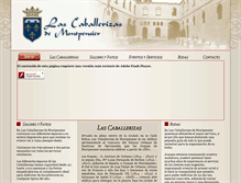 Tablet Screenshot of caballerizasmontpensier.com